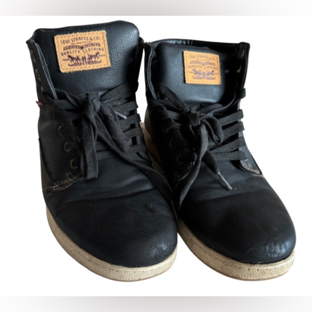 LEVIS FLETCHER 2 WAXED UL SPORTS TRAINERS SNEAKERS